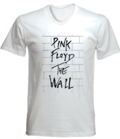 remera estampada con imagen de the wall de pink floyd